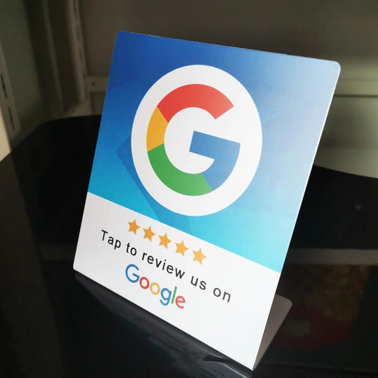 Big Size Google Review NFC Stand Display Table for Google Review Increase Reviews